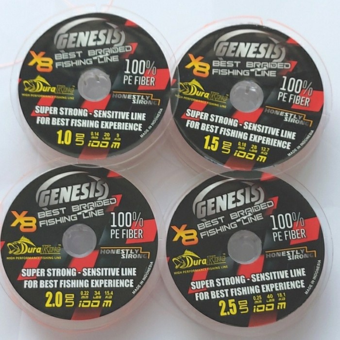 PROMO COD Senar PE Duraking Genesis X8 - 2.5