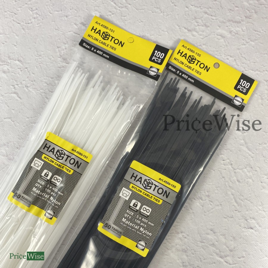 Kabel Ties 5x400 mm 100 pcs Hasston / Kabel Tis 40 cm