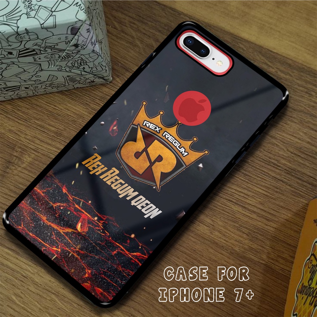 Hardcase IPHONE 7PLUS/8 PLUS Motif RRQ - Casing Hp IPHONE 7PLUS/8 PLUS - Case 2D - Custom Case RRQ -
