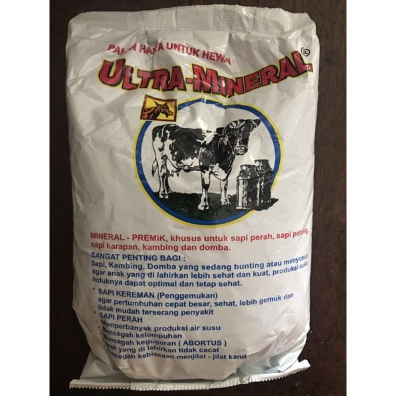 

ULTRA MINERAL 1kg // mempercepat pertumbuhan // dan memperbanyak produksi air susu