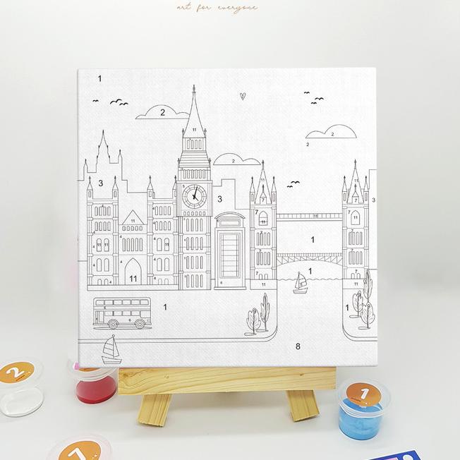 

London - Paint By Number 11 Color [City Series] | Painting Kit