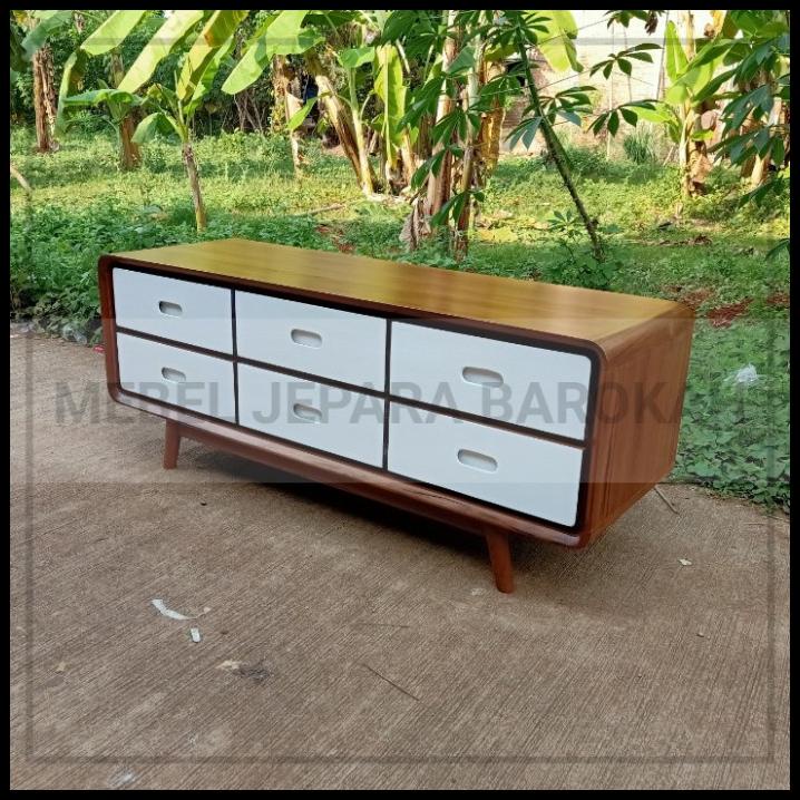 Jual Meja Bufet Tv Kayu Jati Solid Laci Panjang Cm Mebel Jepara Shopee Indonesia