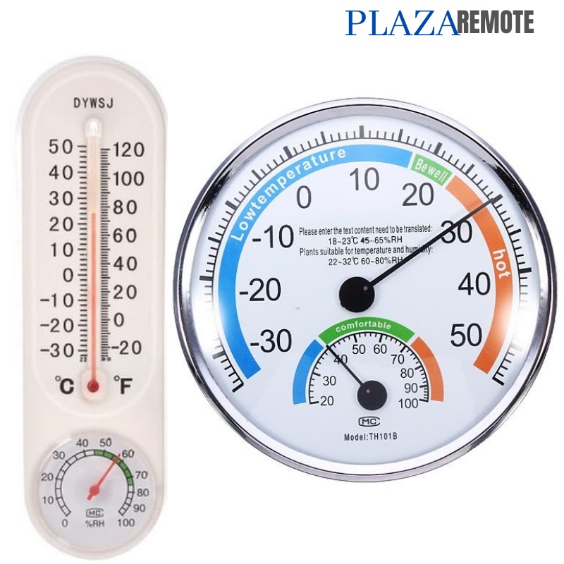 THERMOMETER DINDING / MEJA PENGUKUR SUHU KELEMBAPAN ANALOG TEMPERATURE