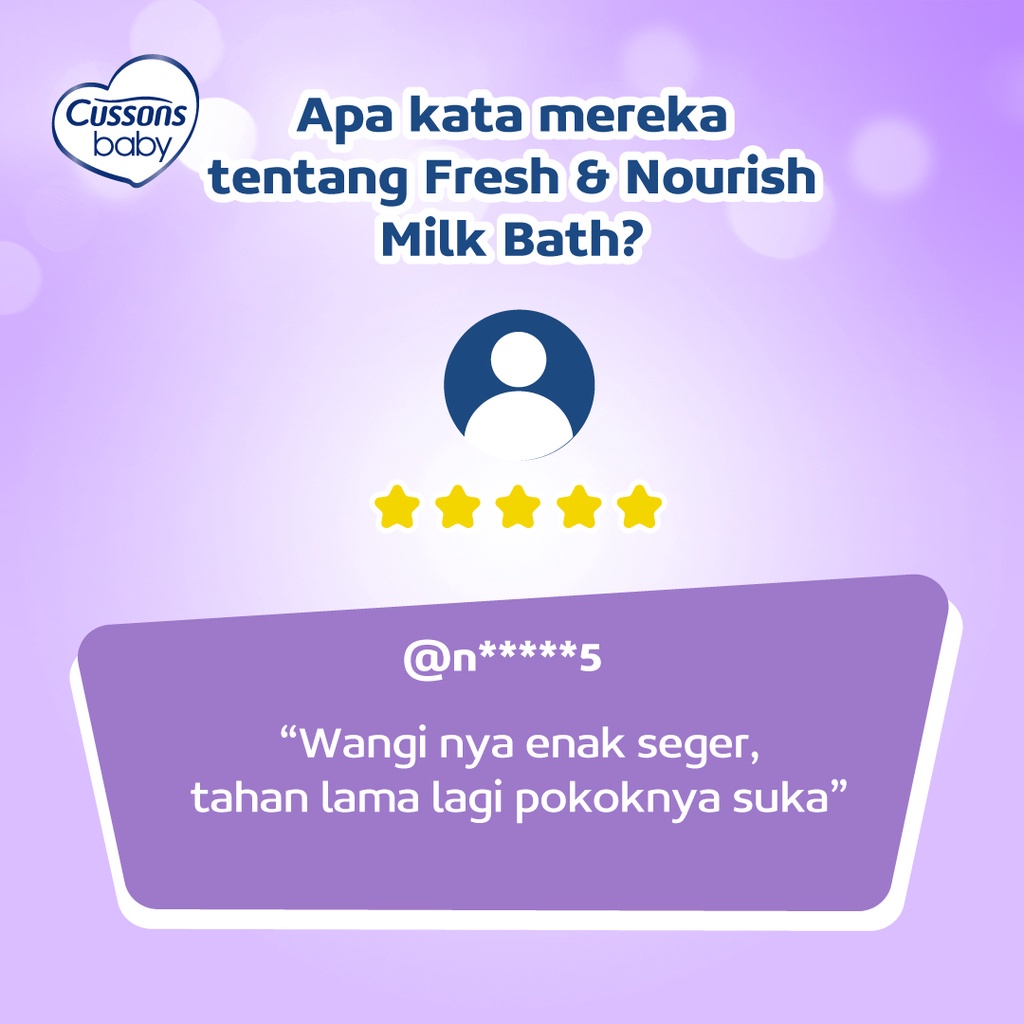 CUSSON BABY MILK BATH FRESH &amp; NOURISH 100ML