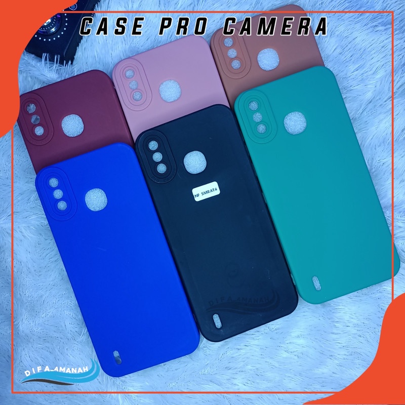 INFINIX SMART 4 Softcase case pro camera macaron bahan tebal di jammin sesui foto master soft case pro camera