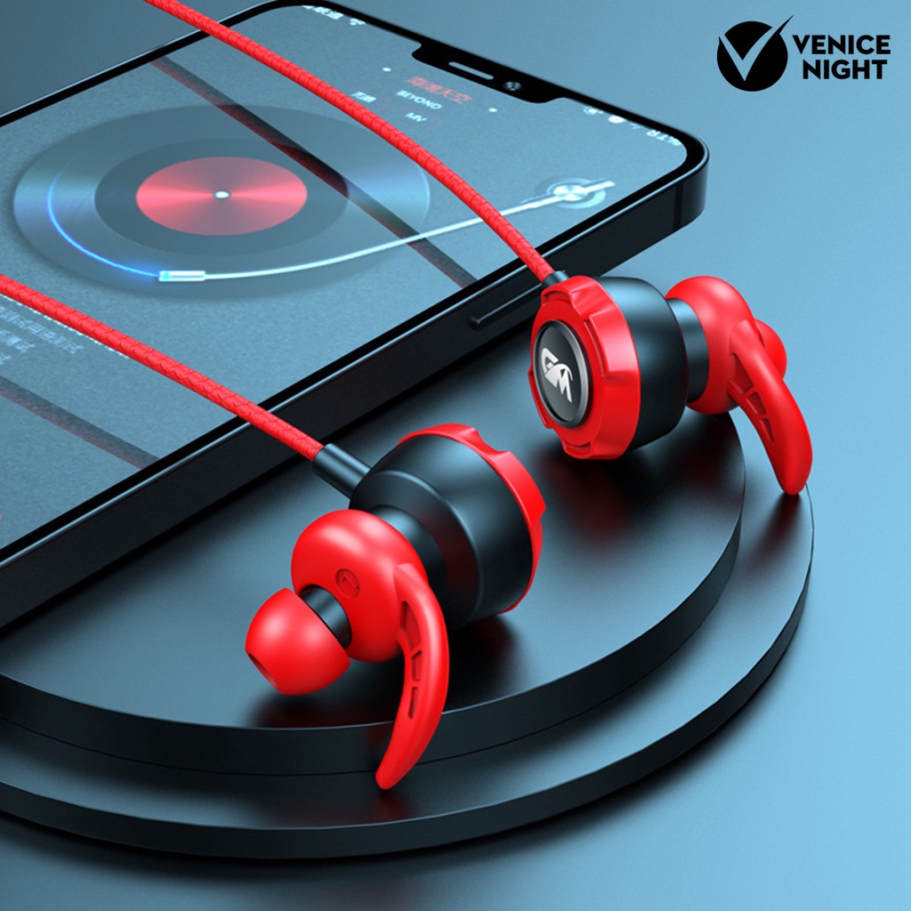 (VNEP) (Berkabel) TF-3 Earphone In-ear Noise Reduction dengan Mikrofon HiFi Bass Gaming Headset untuk Ponsel