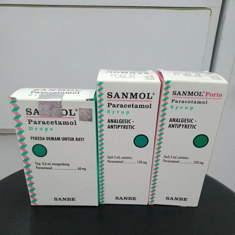 Sanmol sirup, drop, Forte