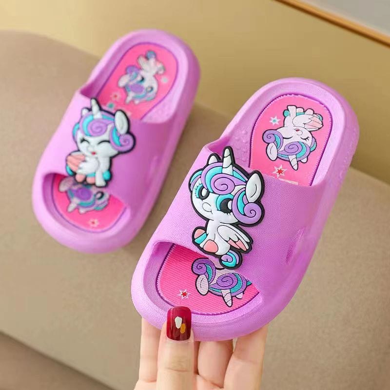 Sandal Slop Anak Unicorn Perempuan Casual Kekinian