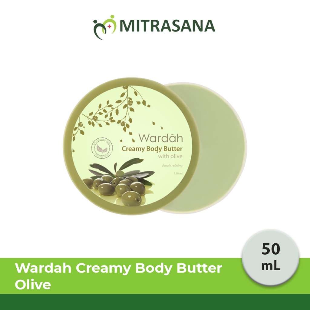 Wardah Creamy Body Butter 50 ml - Membantu melembabkan dan melembutkan kulit tangan &amp; badan