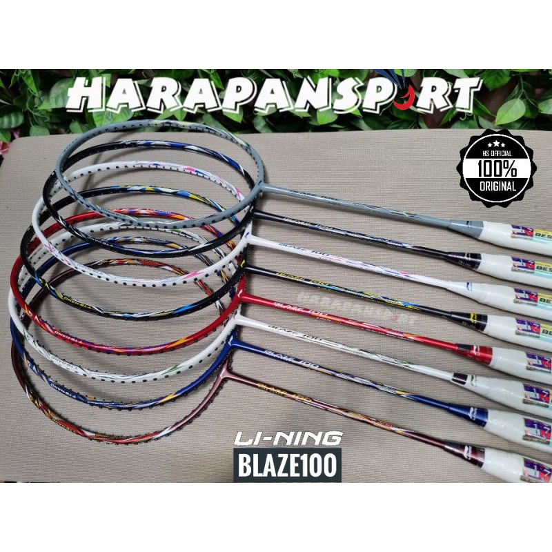 RAKET BADMINTON LINING BLAZE 100 ORIGINAL 100%
