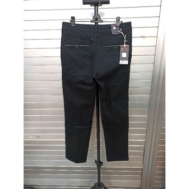 Celana Casual Chinos CARDINAL Original Katun Hitam EBUBR295