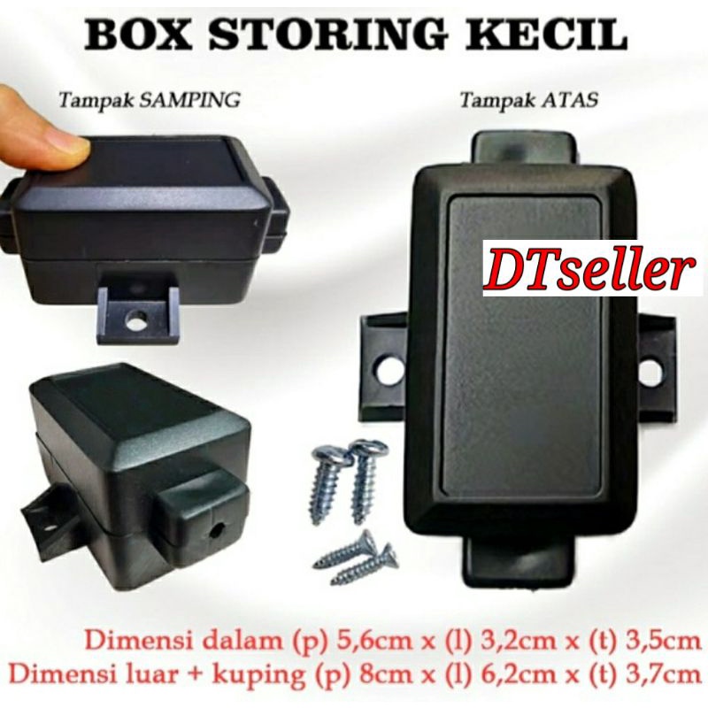 

Box Kotak STORING KECIL SERBAGUNA Ukuran 5,6 x 3,2 x 3,5 cm