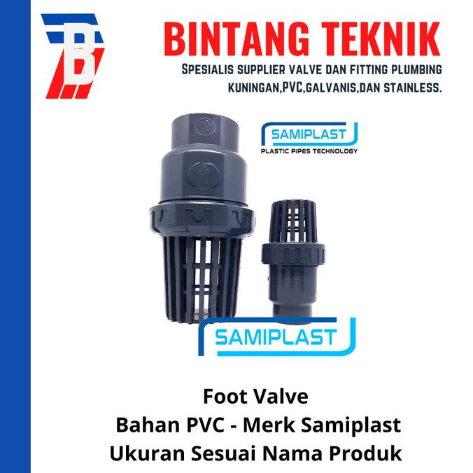 Foot Valve 2" Inch Pvc Samiplast Jis