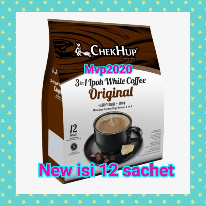 

WHITE COFFEE 3IN1 ORIGINAL CHEK HUP IPOH 12SACHET