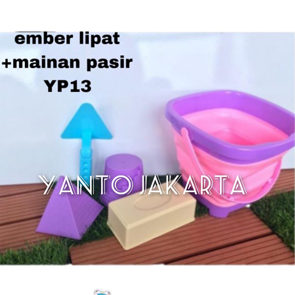 MAINAN CETAKAN PASIR EMBER PANTAI BISA DILIPAT