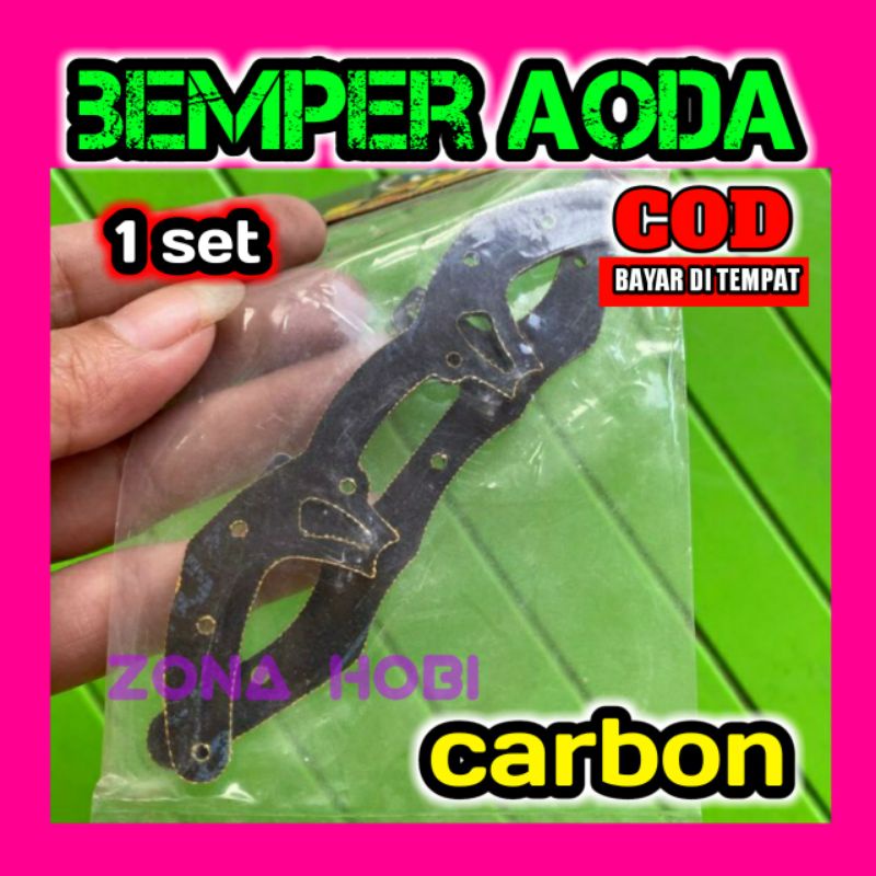 tamiya bemper aoda carbon mini 4wd