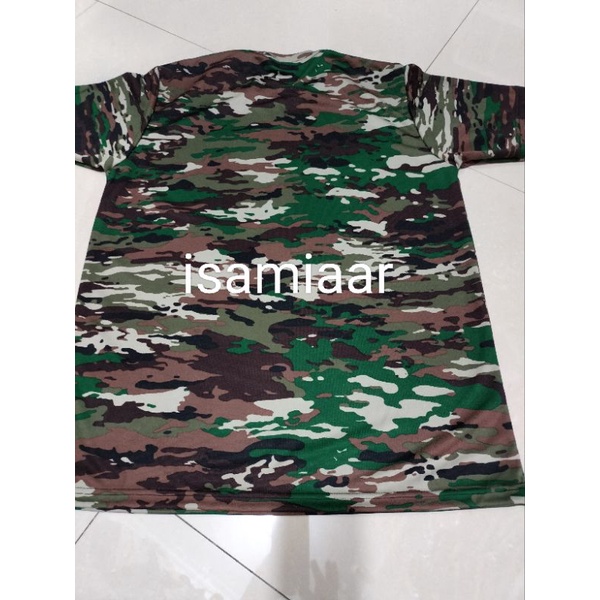 KAOS LORENG TNI AD TERBARU /BAHAN DREIFIT