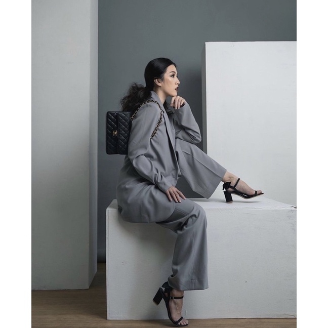 Preloved Ittaherl Rona 60mm Block Heels Ink 37