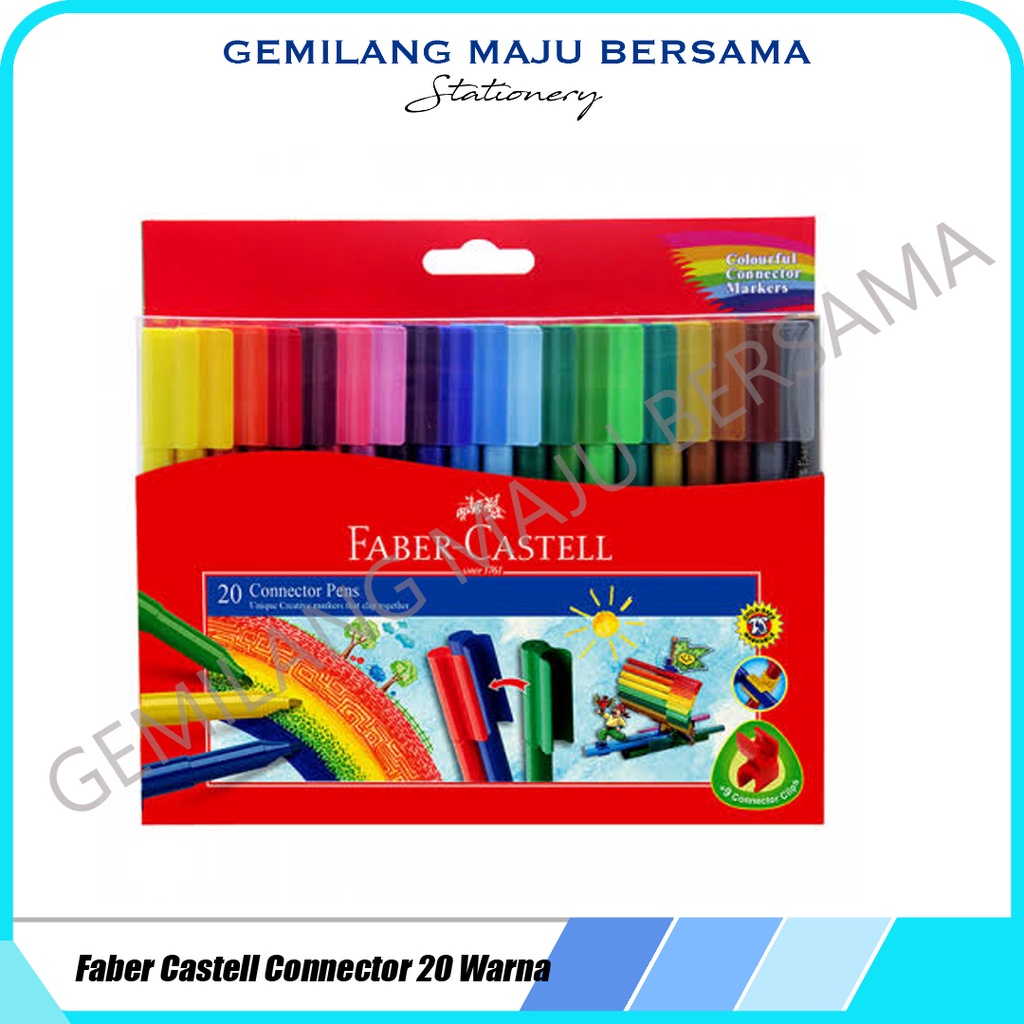 

Faber Castell Connector Pen 20 Warna