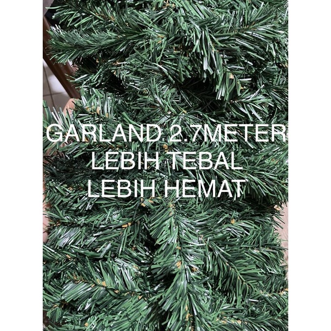 Garland Natal Murah / Garland Natal Hijau