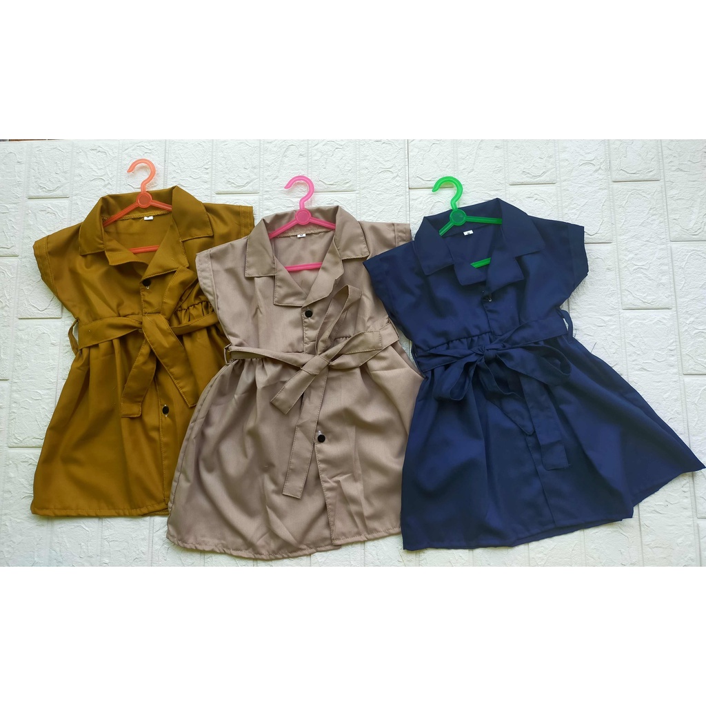 Baju Pesta dress blazer anak perempuan 1-8 tahun