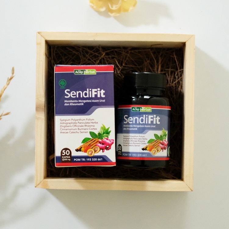 SendiFit Obat Pengapuran Tulang Lutut Dan Sakit Sendi Osteoarthritis Herbal Isi 50 Kapsul BPOM Original