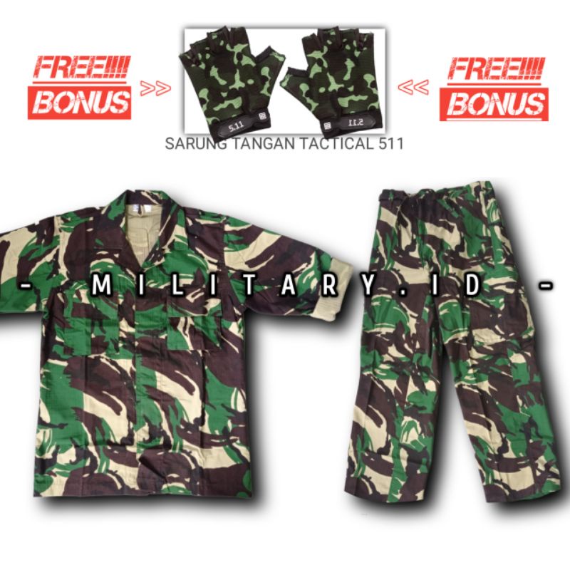 BAJU PDL TNI AD PRODUKSI PDL MALVINAS