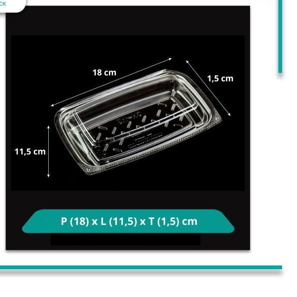 

Virtuspack/ Mika Kue / Mika Sushi / Mika Plastik / CH-118 /50 pcs