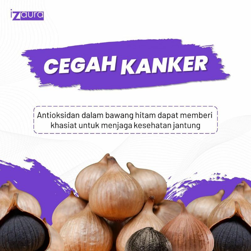 Izaura Black Garlic Bawang Hitam 100 gr Original