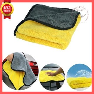 GOS A102 - KAIN LAP KUNING 2 SISI MICROFIBER / KAIN LAP MOBIL MOTOR SERBAGUNA 2 SISI