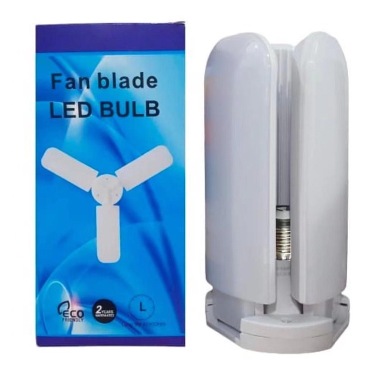 # HJ # Lampu Kipas 3 Baling / Lampu Led 45 watt Model Kipas 3 Baling Fan Blade Led Blulb