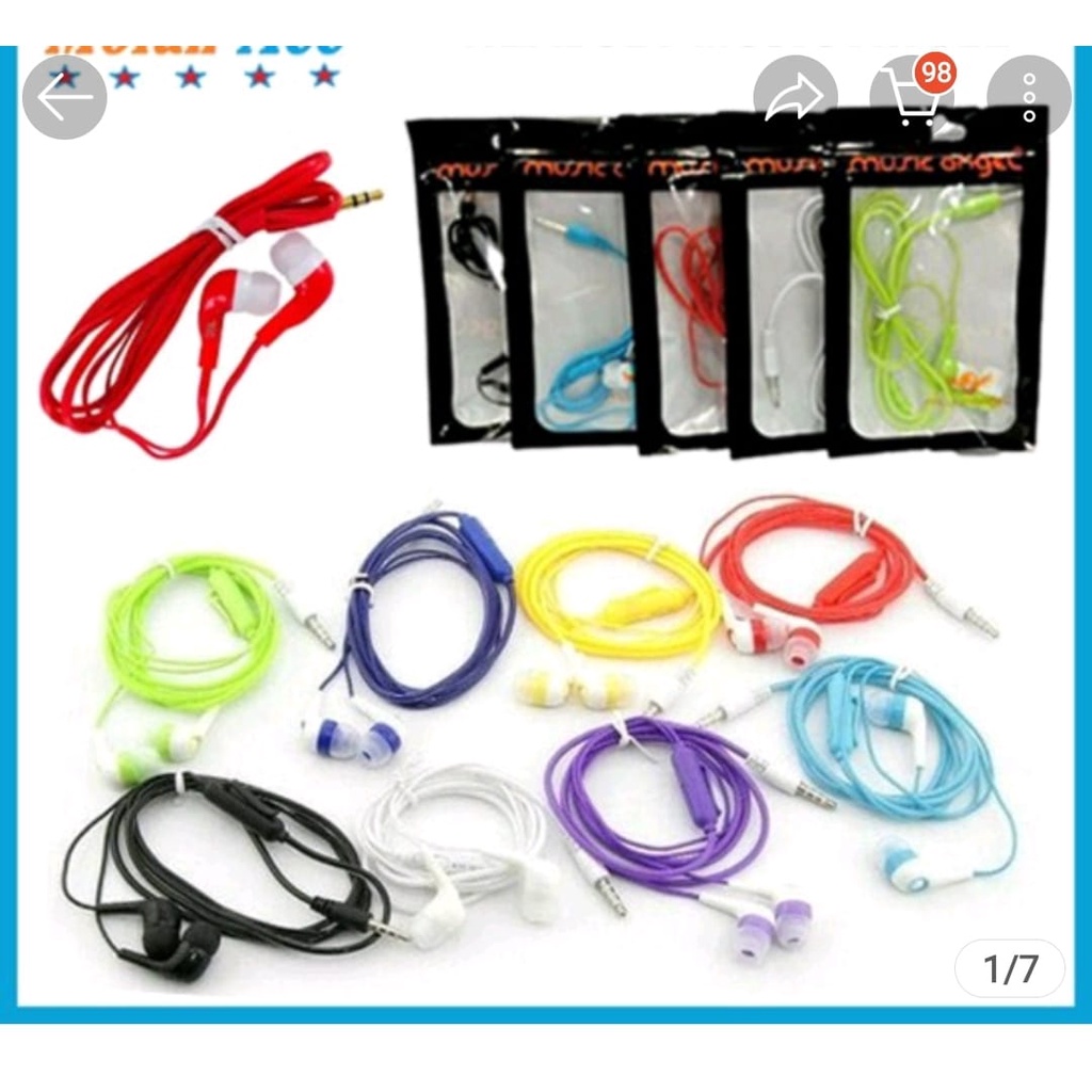 Headset Angel Super Bass Stereo/earphone handsfree handfree