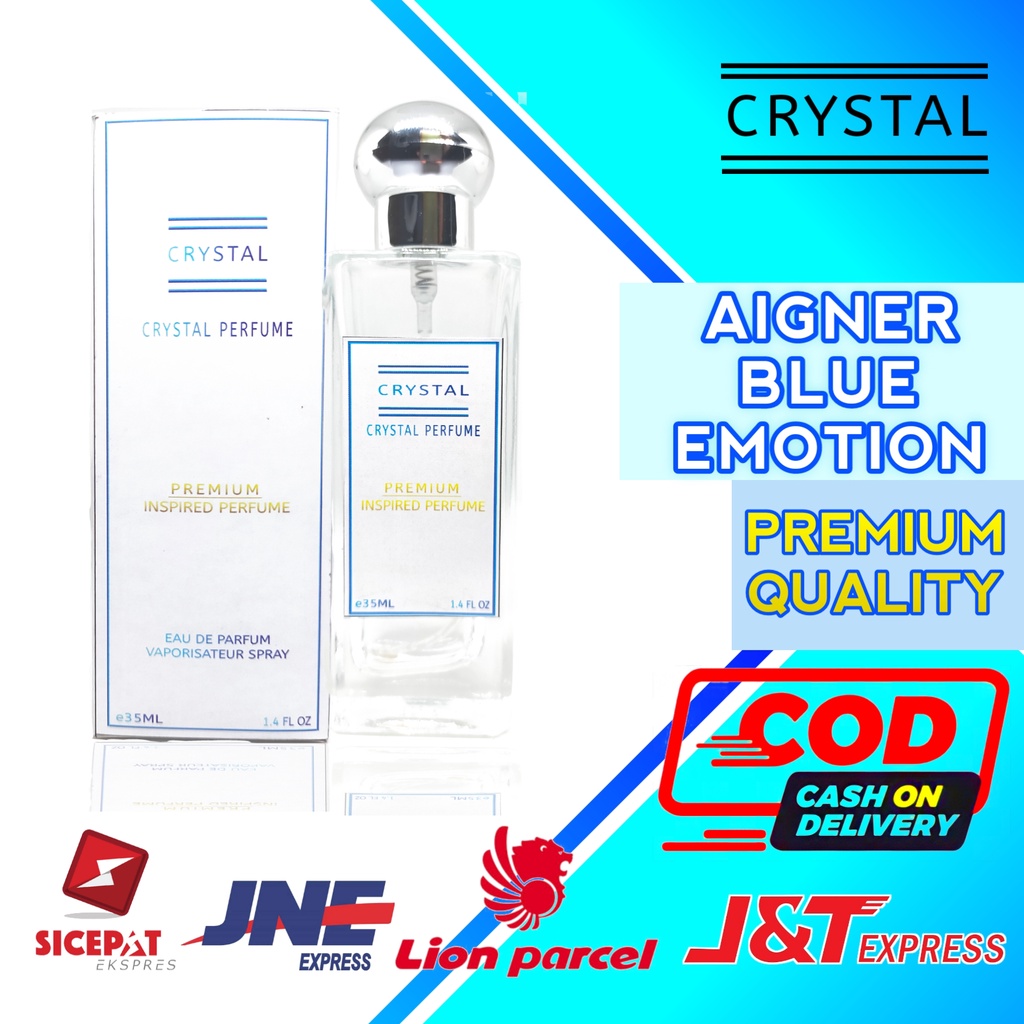 Crystal Parfum Aigner Blue Emotion - Premium