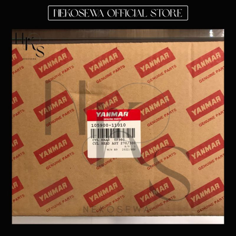 YANMAR CYLINDER HEAD TF 300 105900-11010 / YANMAR 10590011010