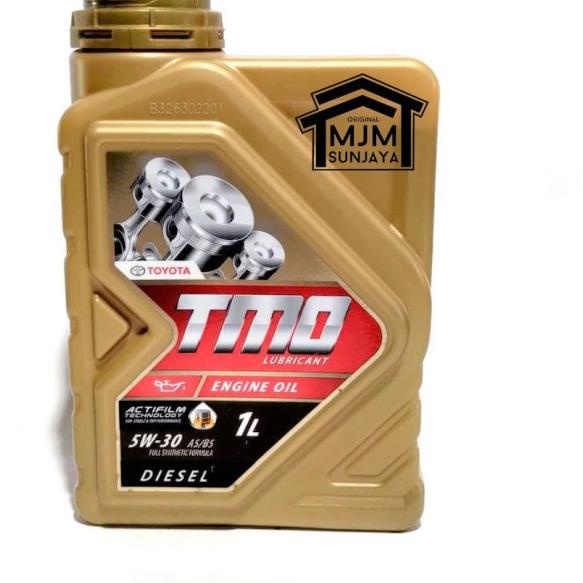 Oli Mesin Mobil Toyota Diesel TMO Gold 5W-30 1 Liter Full Synthetic