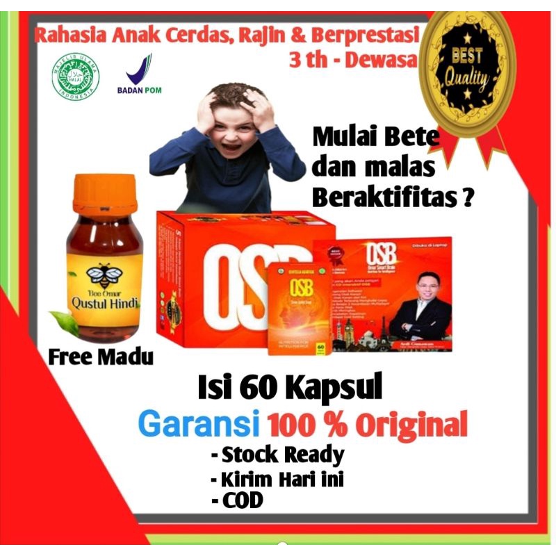 OSB Vitamin Otak Anak Kesehatan Otak OSB Nutrisi Otak Suplemen Makanan Anak Dewasa Vitamin Otak Dewa