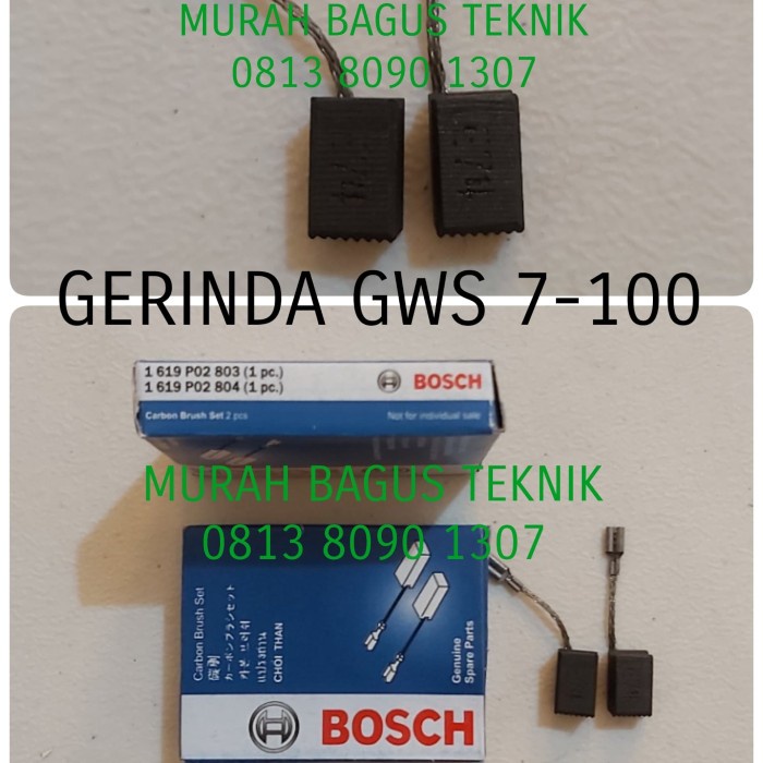 [BAYAR DITEMPAT] Carbon Brush Bosch Cb E-74 Areng Mesin Gerinda Gws 7-100 / Perlengkapan Rumah Tangg