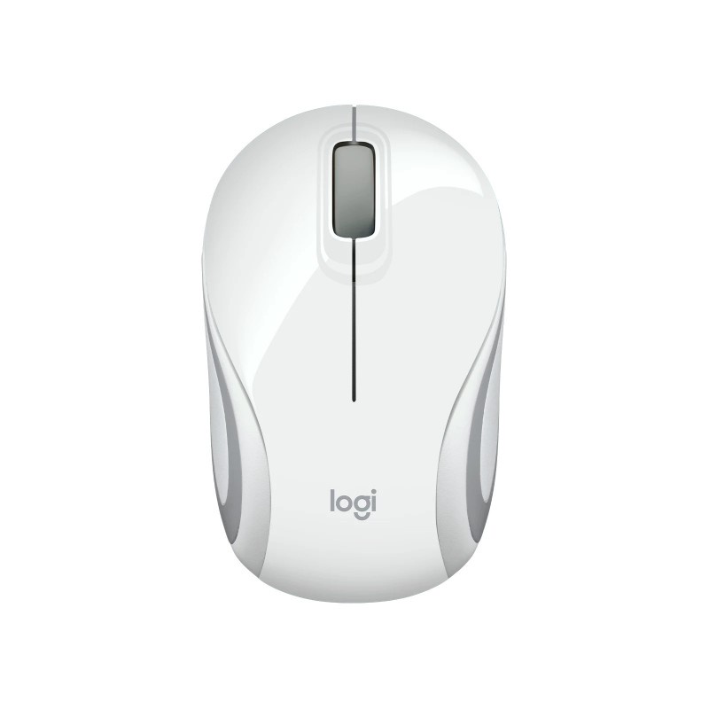 LOGITECH MINI WIRELESS MOUSE M187 MOUSE HITAM PUTIH MOUSE TANPA KABEL - ACC KOMPUTER LAPTOP