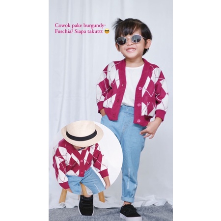 RACHIDKIDS / CARDIGAN ANAK / CARDIGAN RAJUT IMPORT /  WIND CROP CARDIGAN