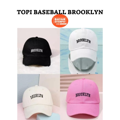 Topi Baseball Brooklyn/ Topi Baseball Ring Besi Remaja Dewasa