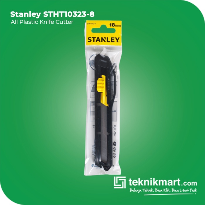 

Stanley All Plastic Knife Cutter / Plastik Pisau Cutter 18mm STHT10323-8