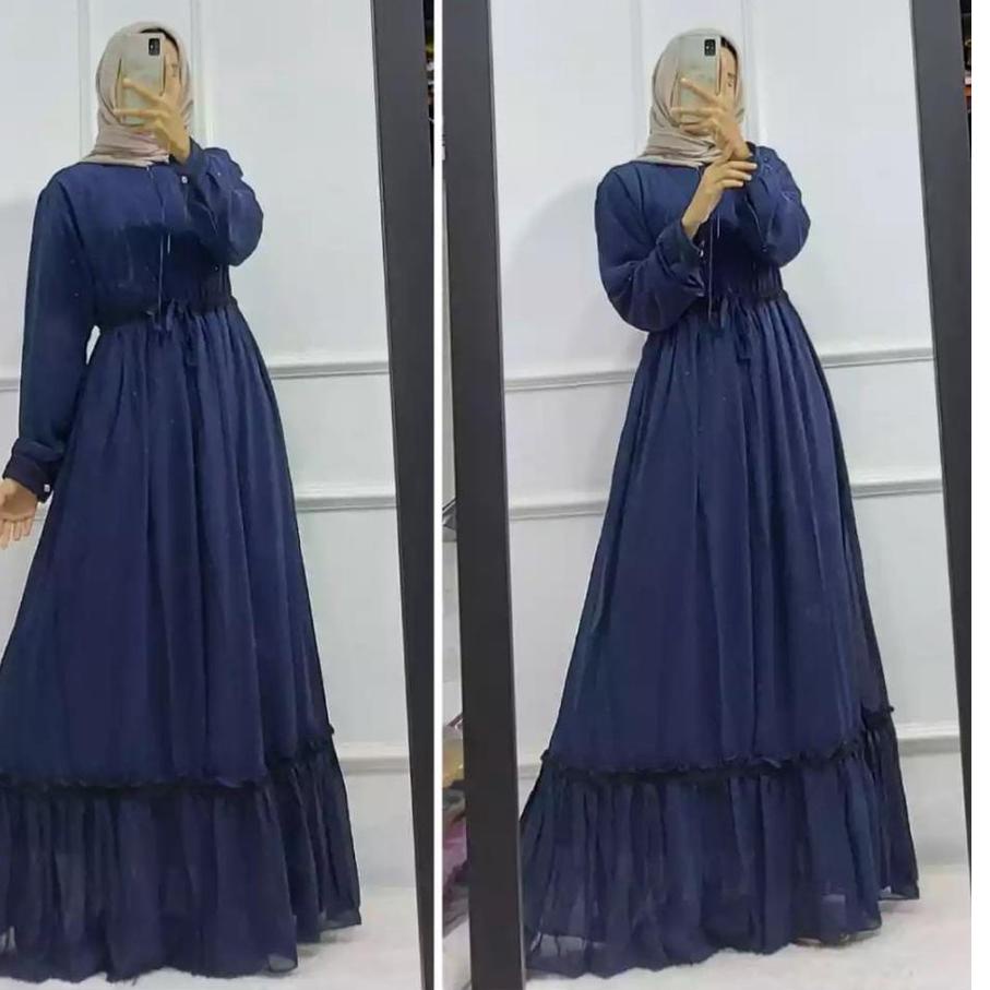 SERBA MURAH CERUTY READY SUPER JUMBO XXXL [ LD 130 BB 95- 120 KG]GAMIS CERUTY BEBYDOL RENDA /GAMIS R