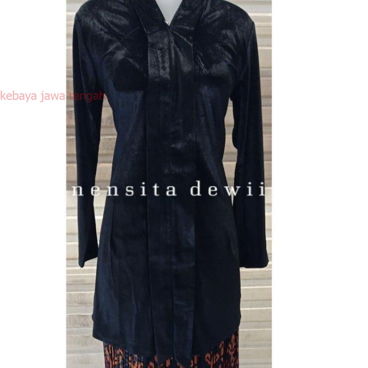 Recomend Kebaya Kartini Leher V - Body Panjang / Kebaya Bludru Kartini Kebaya Bludru