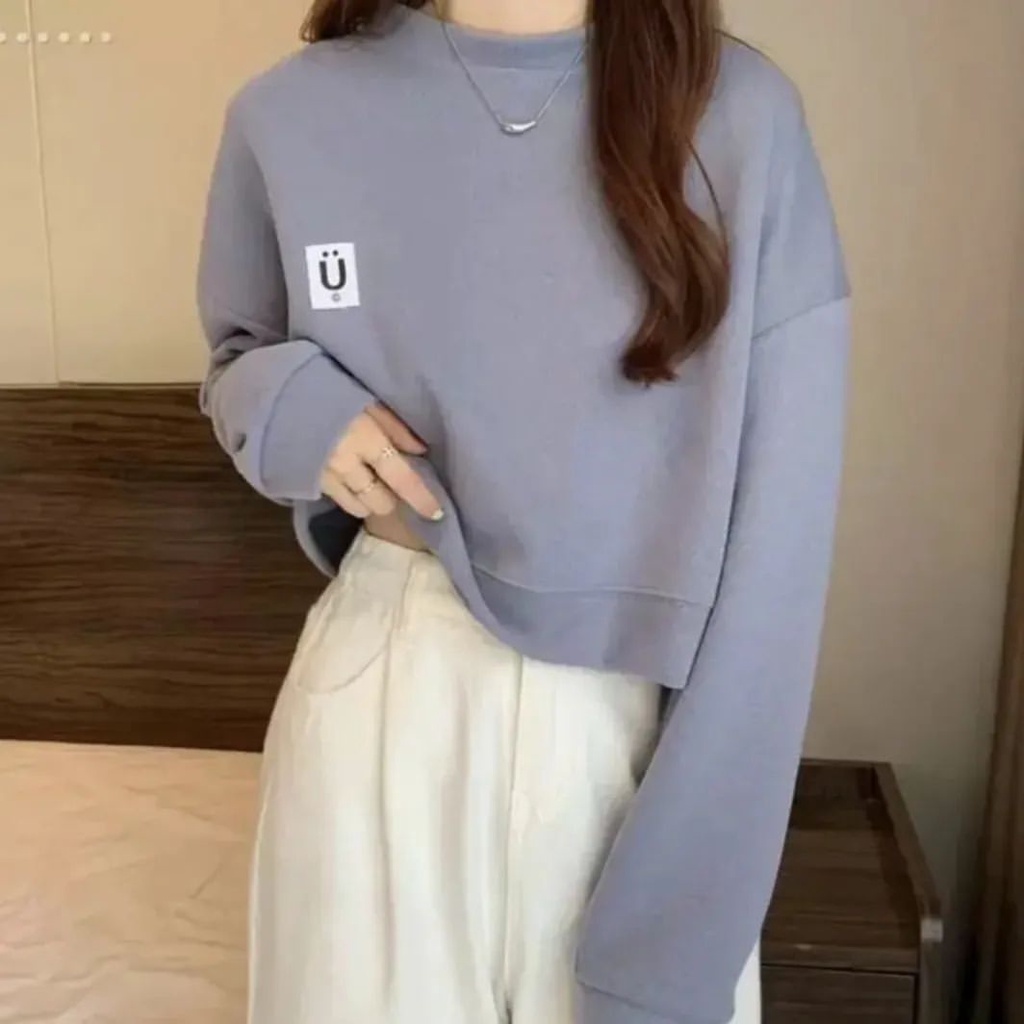 YOONA SWEATER OVERSIZE FLEECE PREMIUM SWEATER CASUAL KOREAN STYLE