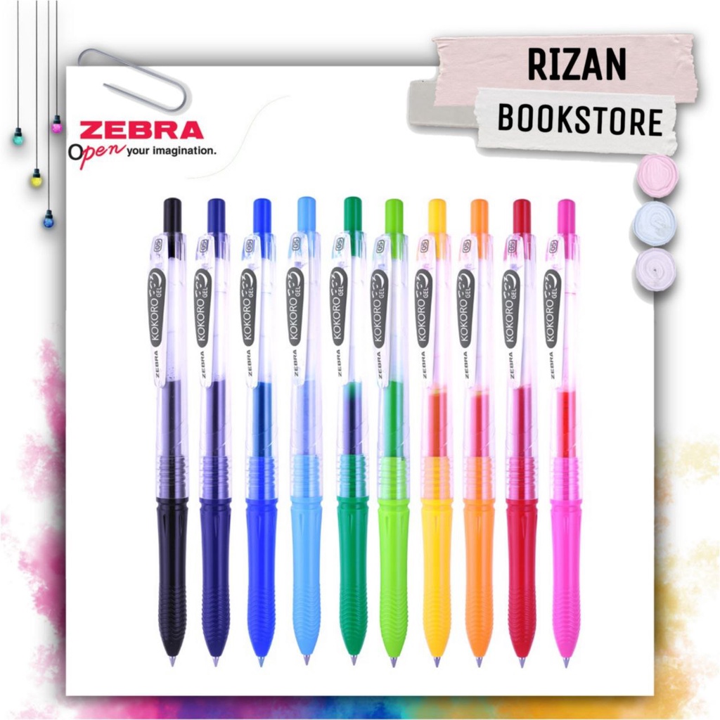 

Bolpoin/Pen Gel Zabra Kokoro
