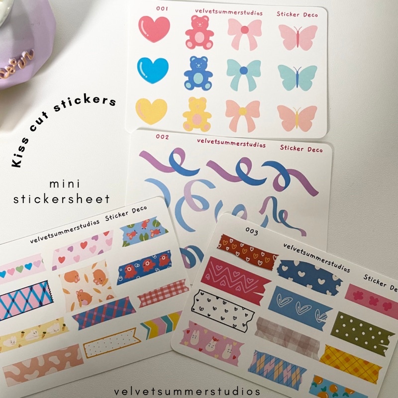 

Sticker sheet deco sticker bullet journal bujo sticker velvetsummer