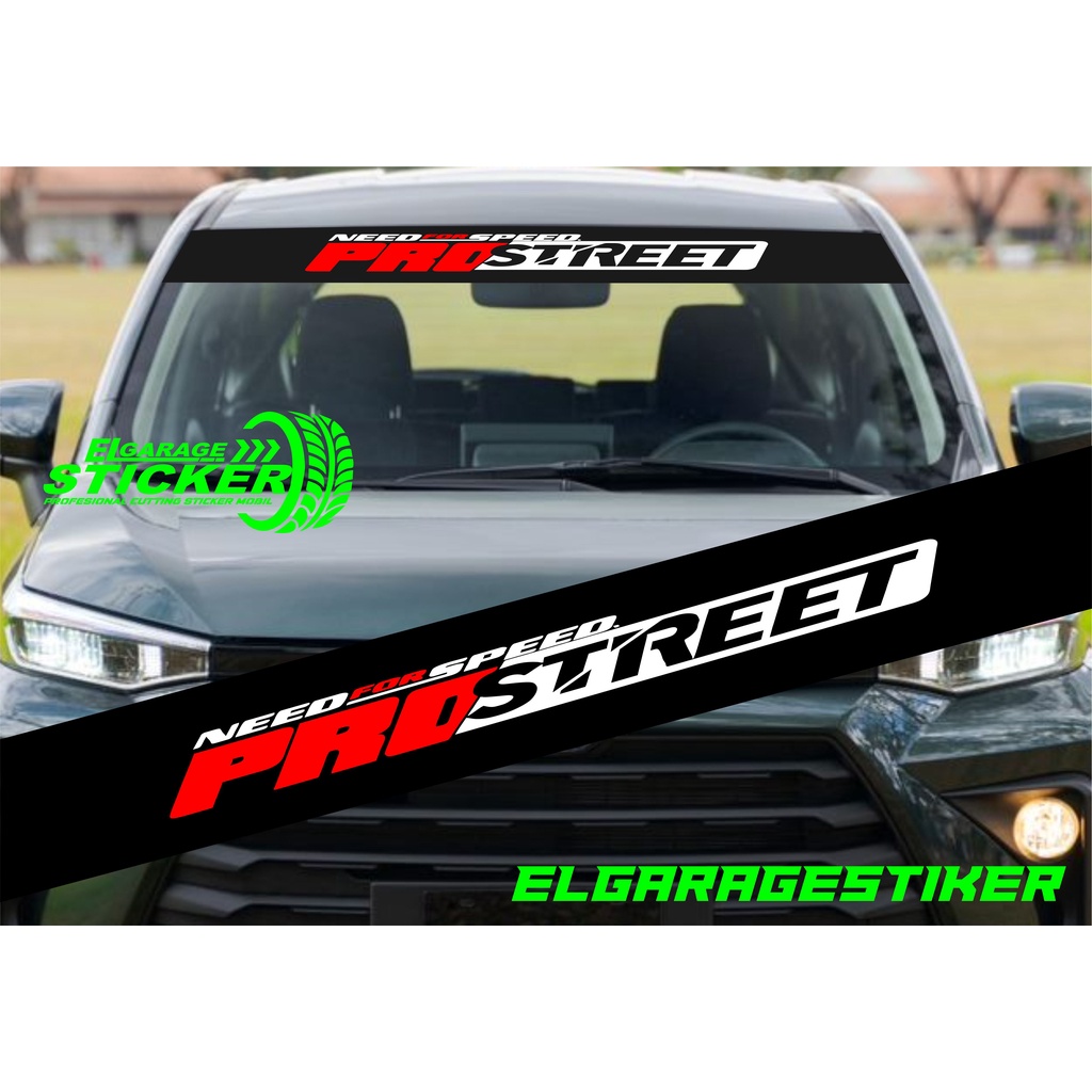 Stiker kaca depan mobil cutting stiker prostreet stiker kaca depan all mobil