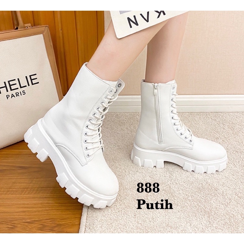 SEPATU BOOTS BAHAN KULIT 888