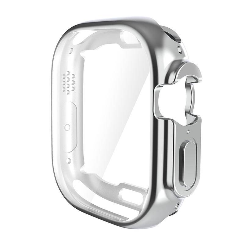 Case Pelindung Layar Bahan TPU Transparan Ukuran 49MM Untuk Apple Watch Ultra 49MM