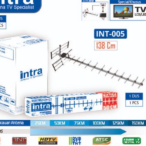 ANTENA TV OUTDOOR ANALOG &amp; DIGITAL INTRA INT-005